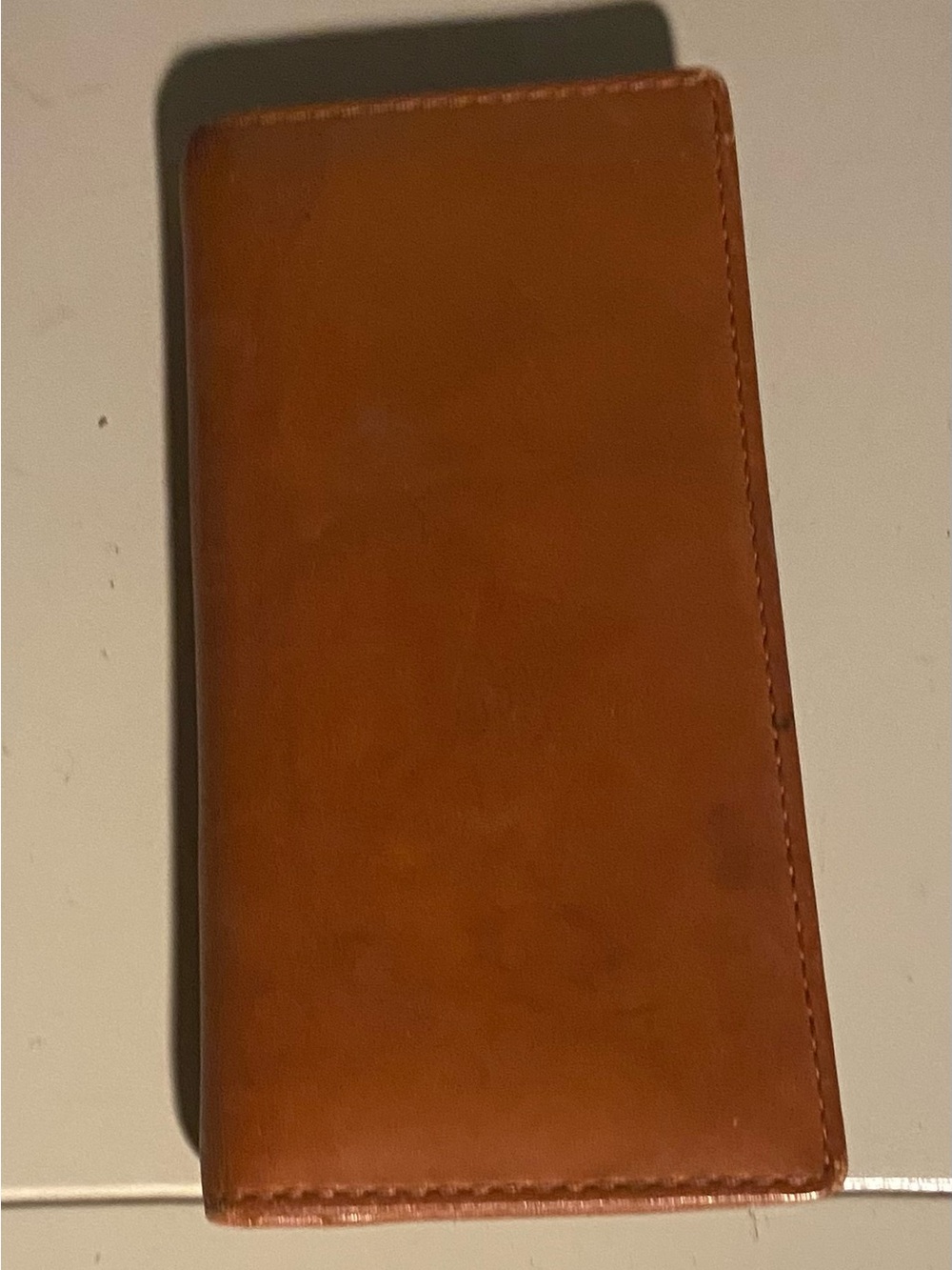Polo by Ralph Lauren Brown Leather Long Card & Key Holder